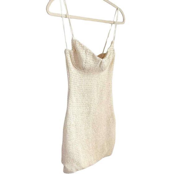 MISHA Sally Mini Dress 2 Ivory NWT - Picture 3 of 9